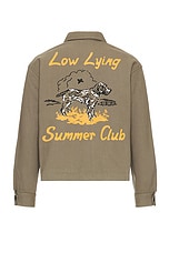 BODE Low Lying Summer Club Jacket in Grey, view 1, click to view large image.