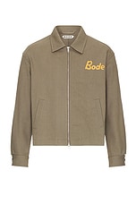 BODE Low Lying Summer Club Jacket in Grey, view 2, click to view large image.