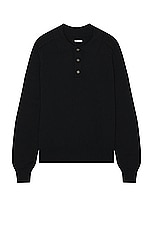 BODE Cashmere Polo in Black, view 1, click to view large image.