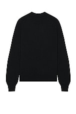 BODE Cashmere Polo in Black, view 2, click to view large image.