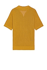 BODE Boxy Polo in Brown Yellow, view 2, click to view large image.
