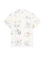 BODE Nursery Rhyme Short Sleeve Shirt in Multi, view 1, click to view large image.