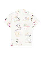 BODE Nursery Rhyme Short Sleeve Shirt in Multi, view 2, click to view large image.