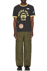 BODE Discount Taxi Short Sleeve T-shirt in Black Multi, view 4, click to view large image.