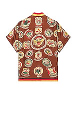 BODE State Seal Short Sleeve Shirt in Multi, view 2, click to view large image.