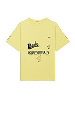 BODE Bode Professionals T-shirt in Yellow, view 1, click to view large image.