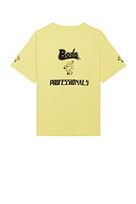 BODE Bode Professionals T-shirt in Yellow, view 2, click to view large image.
