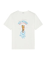 BODE Ice House T-shirt in Cream, view 1, click to view large image.