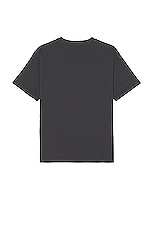 BODE Daisy Never Tell Pocket T-shirt in Charcoal, view 2, click to view large image.