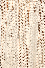BODE Duxbury Crochet Dress in Cream, view 4, click to view large image.