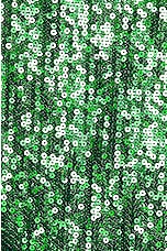 BODE Sequined Siren Gown in Green, view 5, click to view large image.