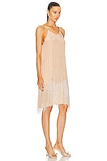 BODE Beaded Shakey Dress in Blush, view 2, click to view large image.