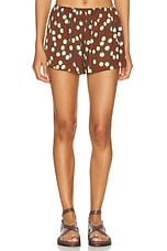 BODE Bubble Dot Short in Brown Multi, view 1, click to view large image.