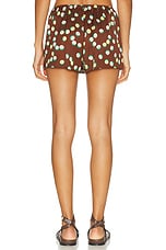 BODE Bubble Dot Short in Brown Multi, view 3, click to view large image.
