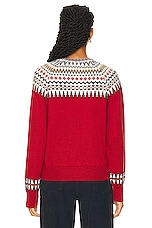 BODE Oslo Cardigan in Red, view 3, click to view large image.