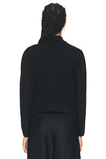 BODE Beaded Abilene Cardigan in Black, view 3, click to view large image.