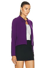 BODE Lodge Cardigan in Plum, view 2, click to view large image.