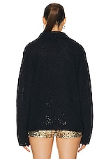 BODE Alpine Pullover Sweater in Navy, view 3, click to view large image.