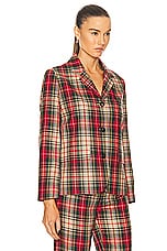 BODE Truto Plaid Suit Jacket in Red, view 2, click to view large image.
