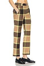 BODE Charleston Plaid Trouser in Multi, view 2, click to view large image.