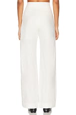 BODE Linen Sailor Trouser in White, view 3, click to view large image.
