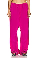 BODE Shadow Jasmine Pajama Pant in Fuchsia, view 1, click to view large image.