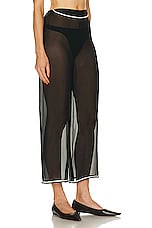 BODE Sheer Juana Trouser in Black, view 2, click to view large image.
