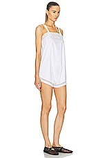 BODE Convertible Teddy Romper in White, view 2, click to view large image.