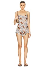 BODE Swimmers Teddy Romper in Multi, view 1, click to view large image.