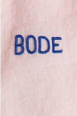 BODE Tumbler Short Sleeve Shirt in Pink, view 5, click to view large image.