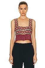 BODE Poulin Fringe Top in Multi, view 1, click to view large image.