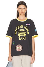 BODE Discount Taxi Tee in Black Multi, view 1, click to view large image.