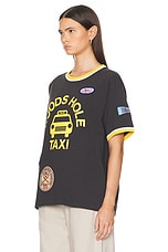 BODE Discount Taxi Tee in Black Multi, view 3, click to view large image.