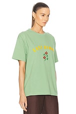 BODE East Dennis Tee in Mint, view 2, click to view large image.