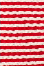 BODE Revere Stripe Tank in Red & Cream, view 5, click to view large image.