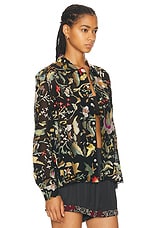 BODE Heirloom Floral Long Sleeve Shirt in Multi, view 2, click to view large image.
