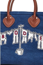 BODE Clothesline Tote Bag in Blue Multi, view 7, click to view large image.