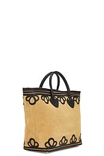 BODE Trefoil Tote Bag in Black, view 4, click to view large image.