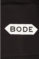 BODE Trefoil Tote Bag in Black, view 6, click to view large image.