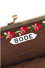 BODE Athalia Beaded Bag in Brown Multi, view 6, click to view large image.