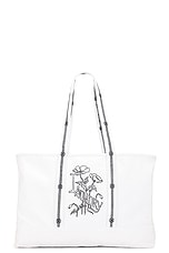 BODE トートバッグ BODE Trefoil Tote Bag in Black | FWRD