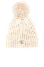 BOGNER Ranya Beanie in Off White, view 1, click to view large image.