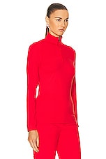 BOGNER Ganya Top in Fast Red, view 2, click to view large image.