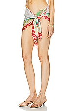 Bond Eye Kaia Sarong in Lobster Print, view 3, click to view large image.