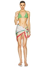 Bond Eye Kaia Sarong in Lobster Print, view 5, click to view large image.