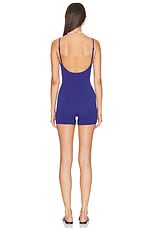 Bond Eye Rene Playsuit in Sapphire Animalia, view 3, click to view large image.