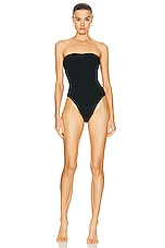Bond Eye Fane One Piece Swimsuit in Black, view 1, click to view large image.