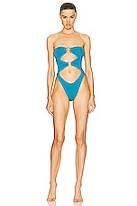 Bond Eye Lana One Piece Swimsuit in Ocean Shimmer, view 1, click to view large image.