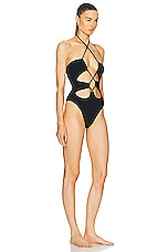 Bond Eye Gia One Piece Swimsuit in Black Eco, view 2, click to view large image.