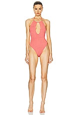 Bond Eye Bisou One Piece Swimsuit in Shell Lurex, view 1, click to view large image.